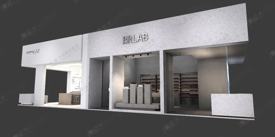 BRLAB & ISHIBUYALAB展臺設(shè)計(jì)效果圖
